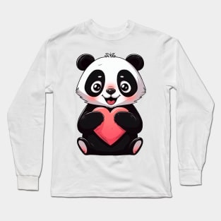 Cute panda Long Sleeve T-Shirt